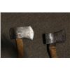 Image 3 : 2 axes with wooden handles