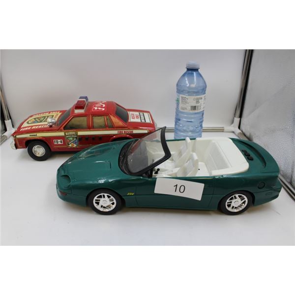 Battery operated Buddy L Fire rescue car