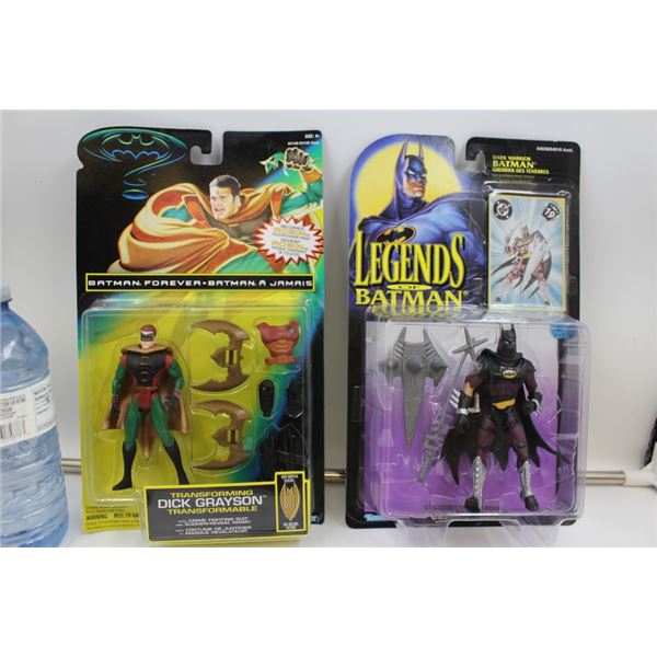 Batman, Dick Grayson & Riddler action toys