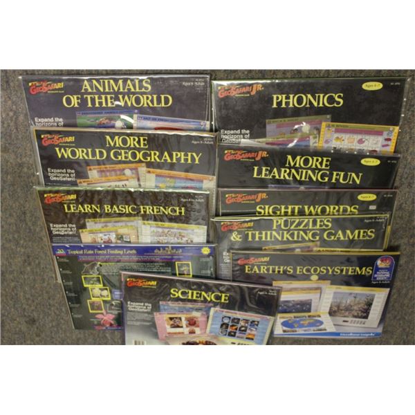 Electronical Educational Geo Safari magazines