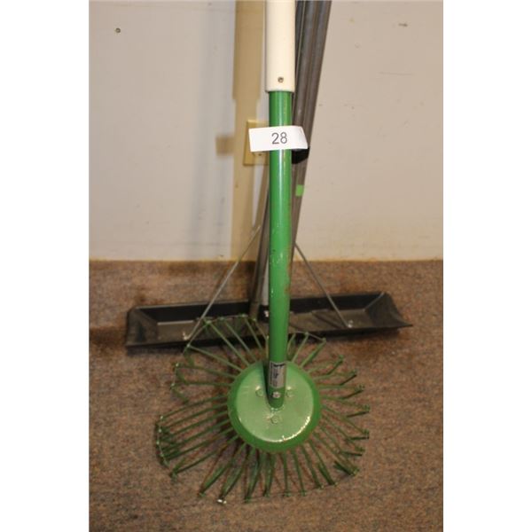 Assorted yard tools, Roof snow shovel