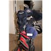 Image 2 : Right handed golf clubs in bag with cleaning kit