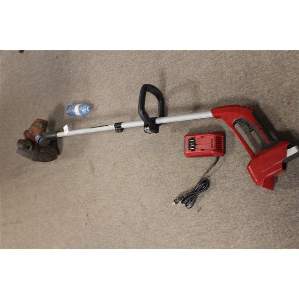 Rechargeable weed whip, working condition