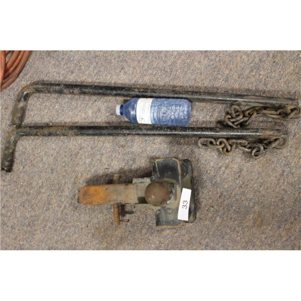 Hitch and 2 stabalizer bars