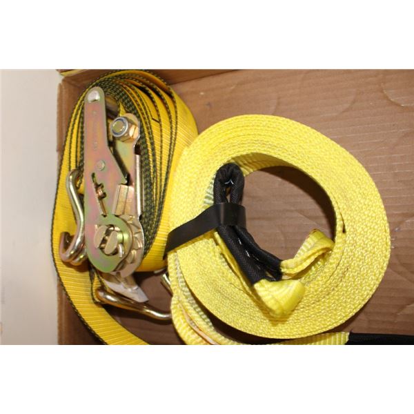 Tire Ratchet straps / tow strap