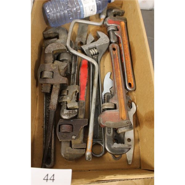 Box of assorted tools