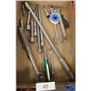 Image 1 : box of assorted tools 3/8" extensions
