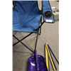 Image 2 : Lawn Chair with bag c/w folding survival shovel