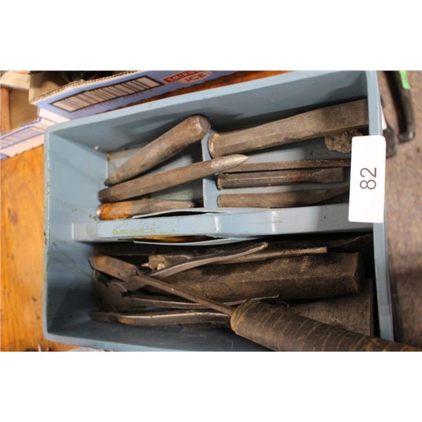 Assorted Chisels / punches / etc
