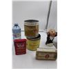 Image 1 : Assorted tobacco tins, Pianotel phone & assorted