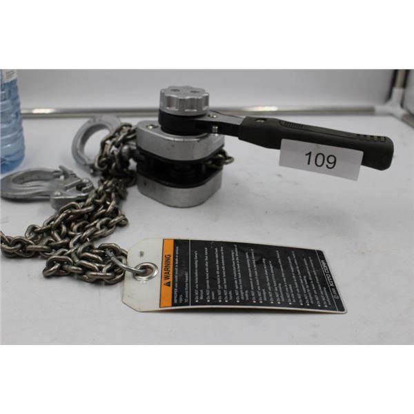 Kito 3/4" Chain come along