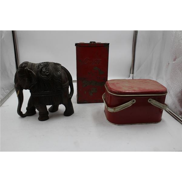 Groto tool washer, decorative elephant,
