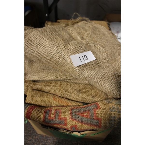 burlap bags