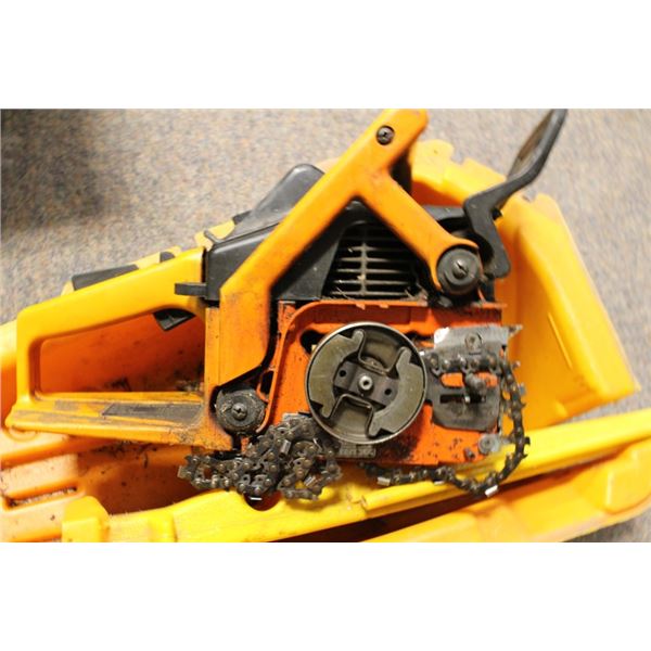 Sachs-Dolmas chain saw in shil carrying case