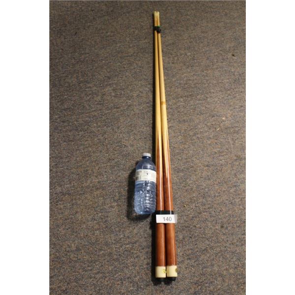 Pool cues x 2