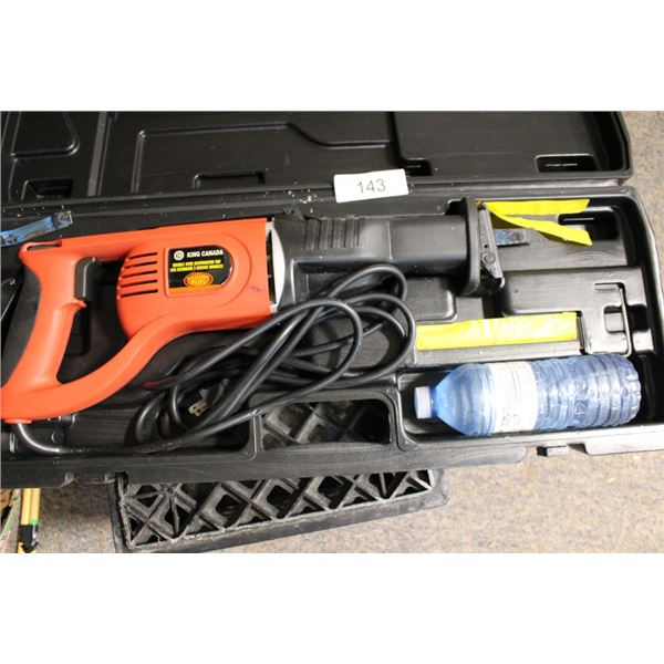 King Canada variable speed reciprocation saw,