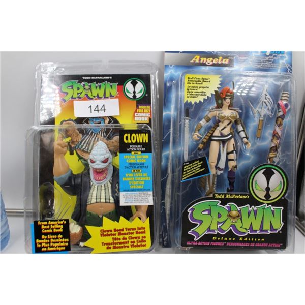 Spawn Clown & Angela collector figurines