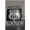 Image 1 : Route 66 metal sign