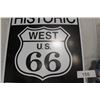 Image 2 : Route 66 metal sign