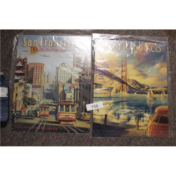 San Francisco metal signs