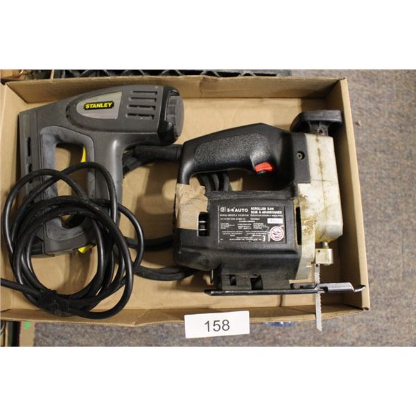 Jigsaw, powered stapler