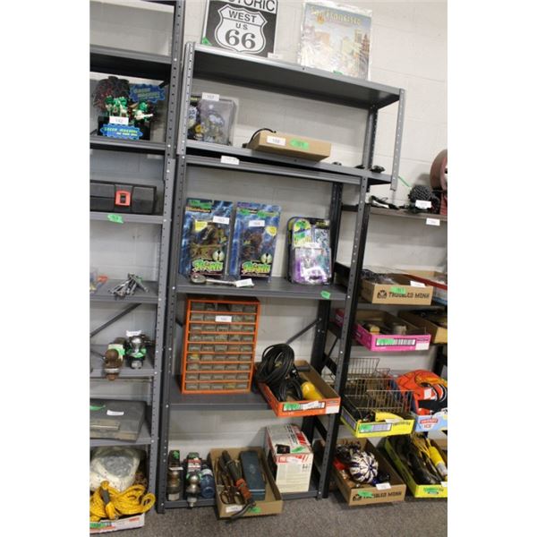 metal shelf contents not included