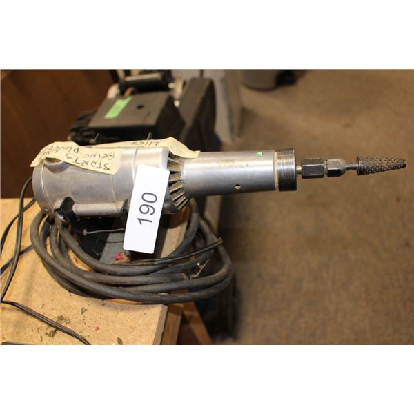 Vintage Die Grinder on stand