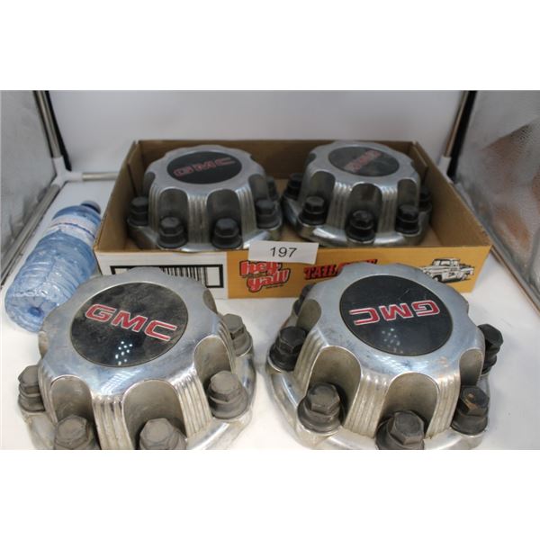 3/4 ton Gmc 8 bolt hub caps