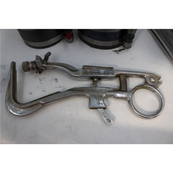 clamps, Piston groove cleaner, etc