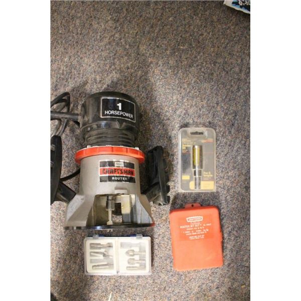 Craftsmen Router, Black & Decker router, router