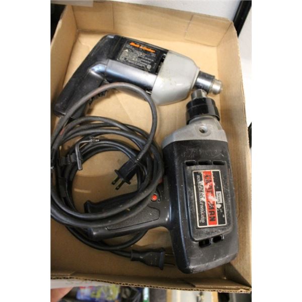 2 electric drills Black & Decker and Craftsman