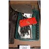 Image 1 : Assorted drill bits, protractor, tool kit, etc