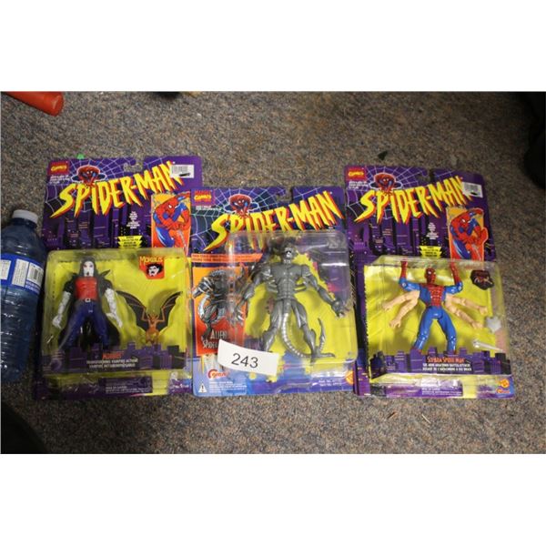 Spiderman figurines