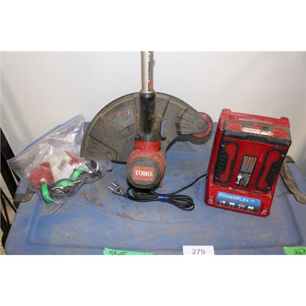 Toro Weed Eater rechargeable works