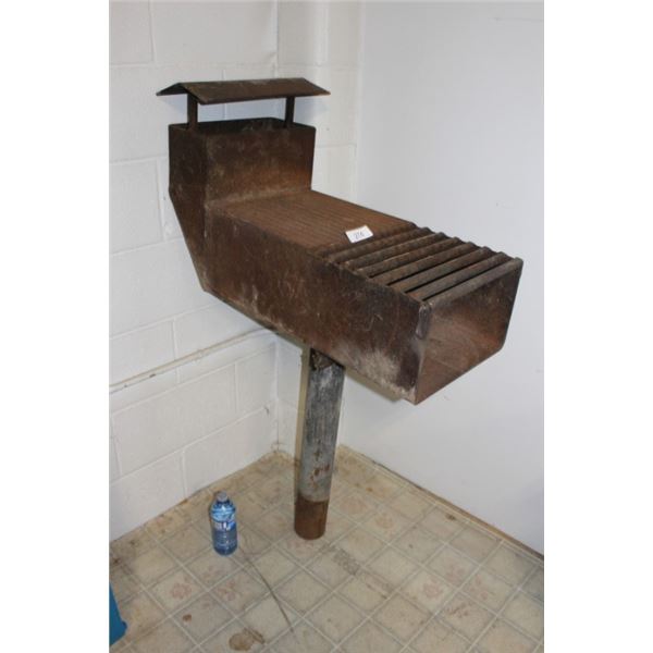 Campground wood burning stove