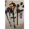 Image 1 : Poulon Pro gas powered weed whip with assorted