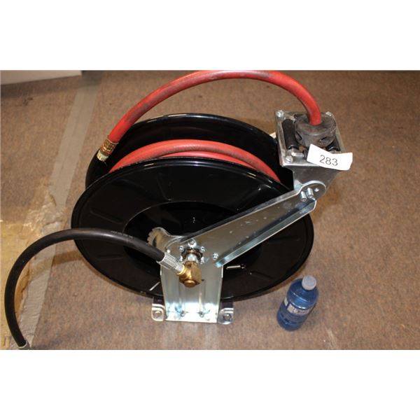 Air hose on reel