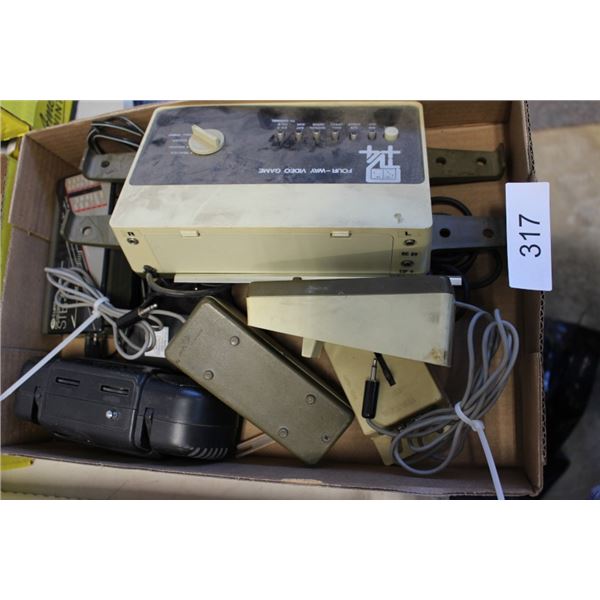 Vintage 4 way video game, suntone radio