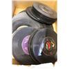 Image 3 : box of vinyl records