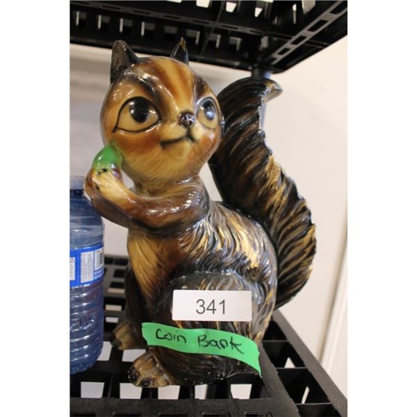 Squirrel coin bank