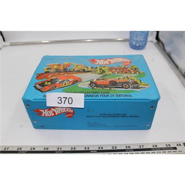 24 Car Hot Wheel Collectors case with some cars