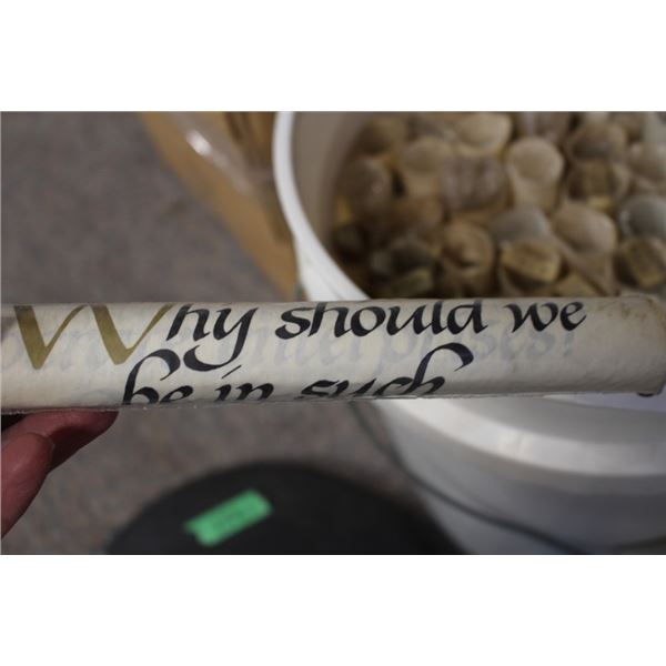 Assorted 1970's  wall posters in bucket seat