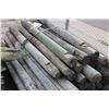 Approximately 50pcs of wooden fence posts 6' High