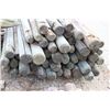 Image 3 : Approximately 50pcs of wooden fence posts 6' High