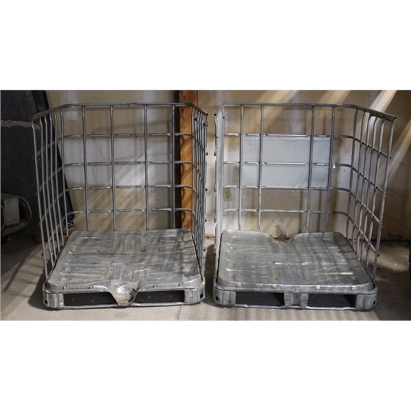 3 Sided Metal cages, 2 in a lot