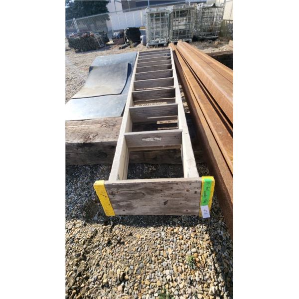 Wooden 11' Step ladder
