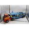Image 5 : Vintage Tonka Truck and Car Hauler Toy