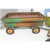 Image 9 : 2 John Deere Trailers Model Toys and 1 Nylint Trar