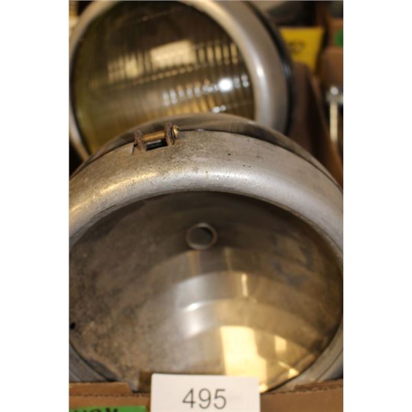 Antique Head Light Buckets