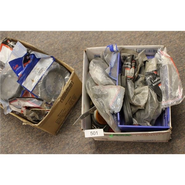 Misc Lot Of New Trailer Lights etc